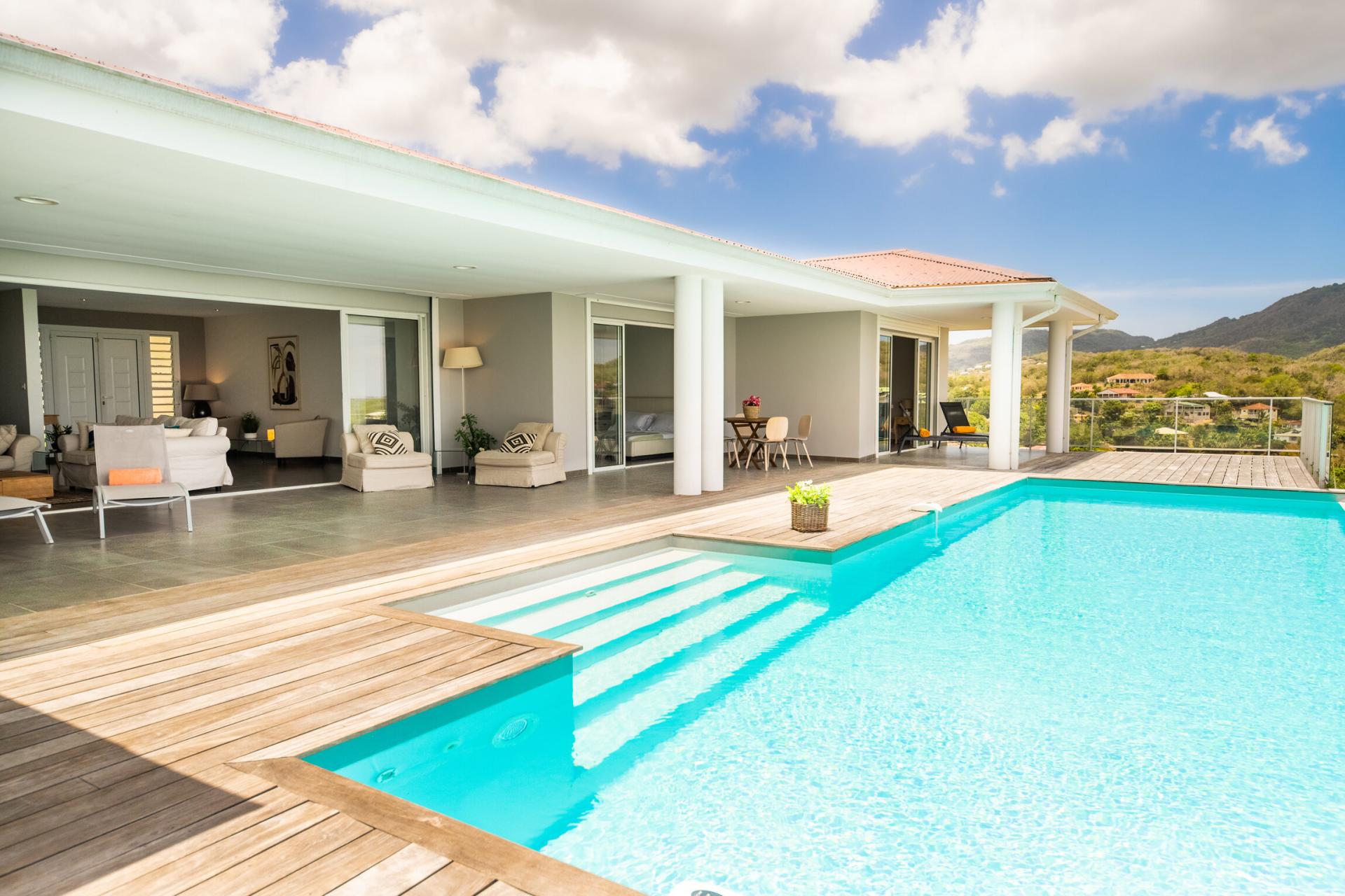 Location villa 4 chambres 8 personnes  -villa piscine